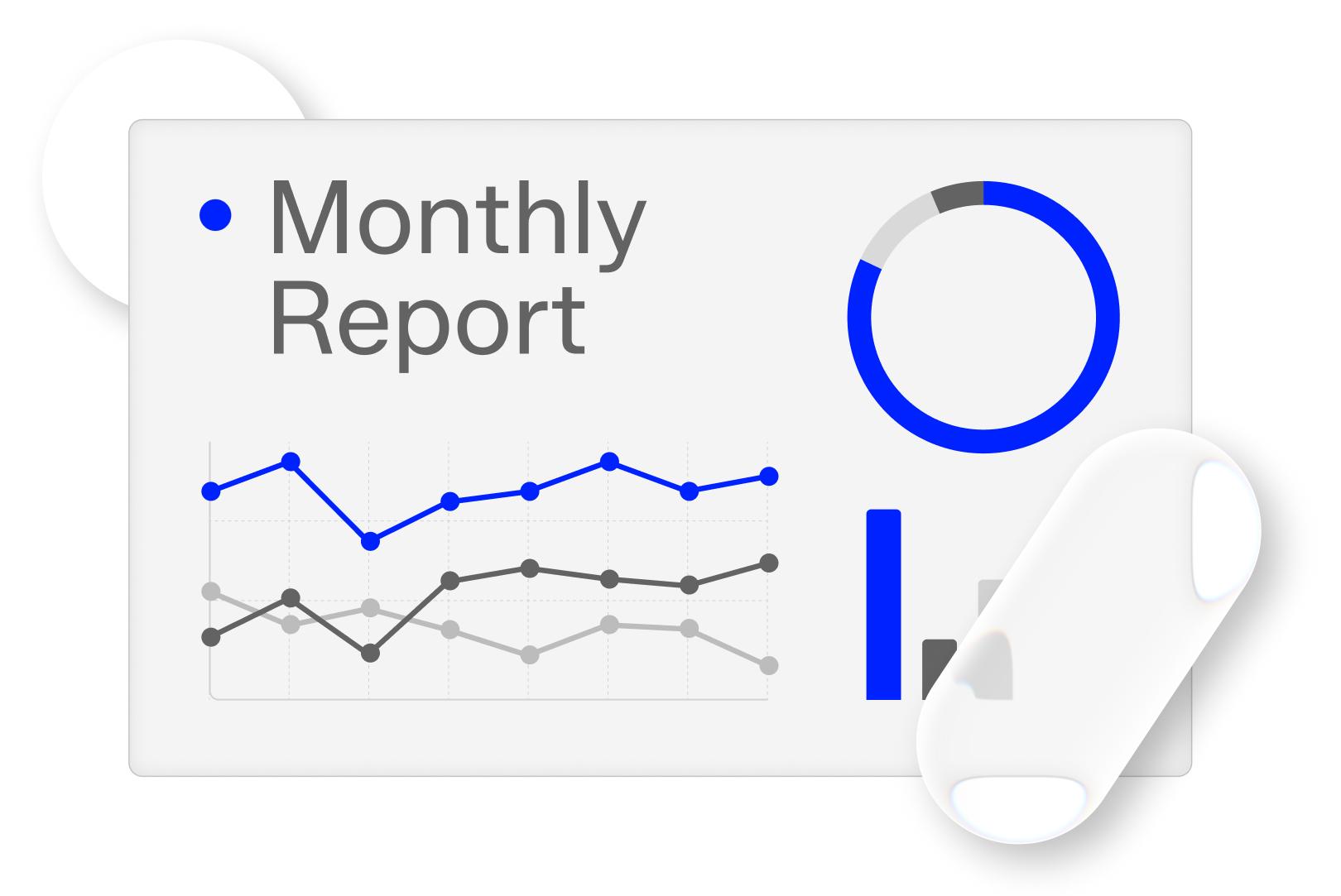 Automated monthly report built from Surfacd data.